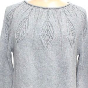 Delicate Leaf Detail Sweater